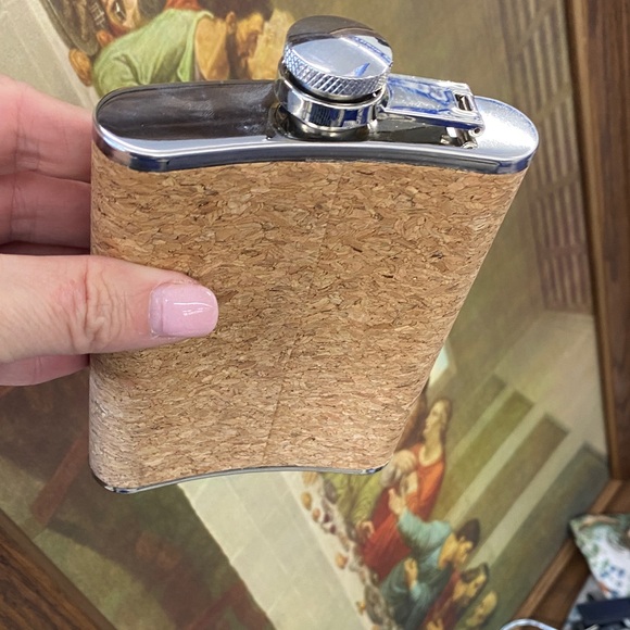 Cork and Stainless Steel Flask Set - Picture 3 of 6